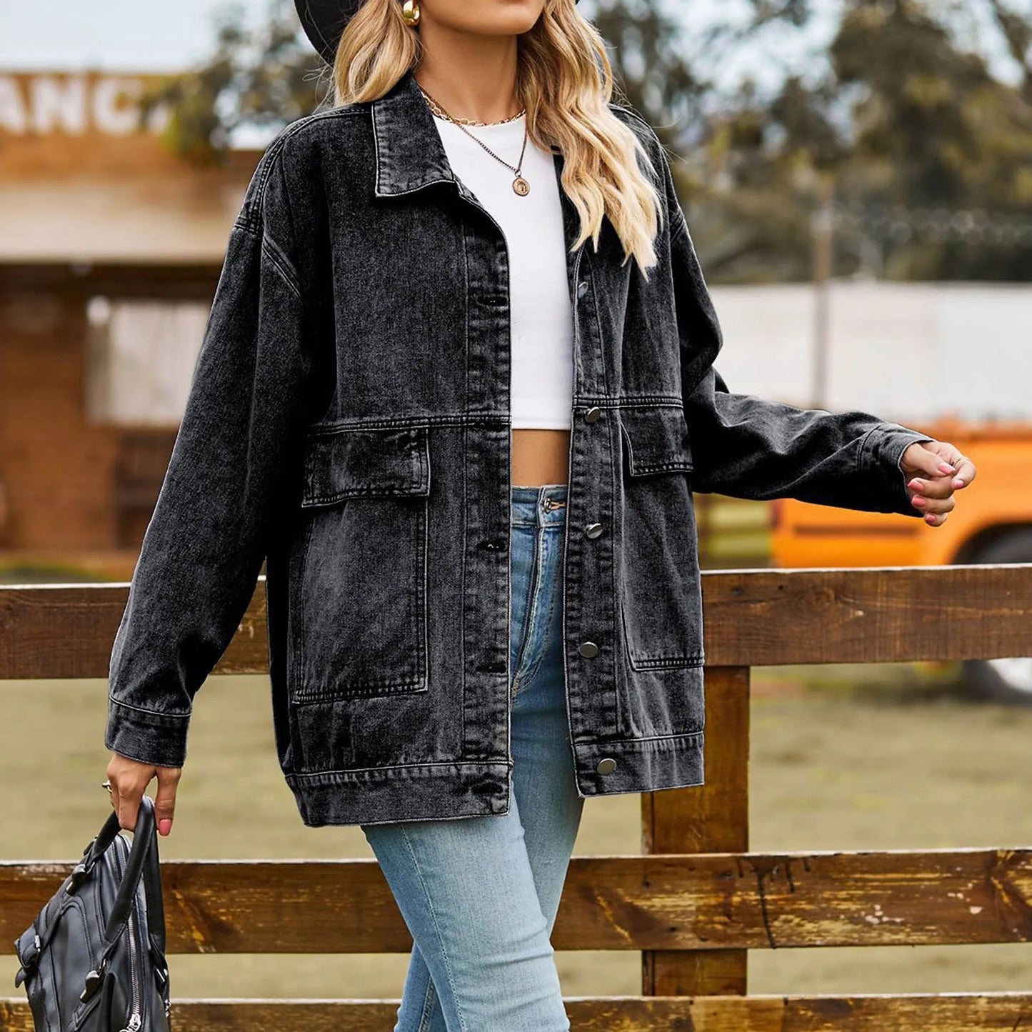 Autumn Winter Cropped Jacket For Women Short Coat Slim Retro Classic Loose Denim Casual Jacket куртка женская демисезон